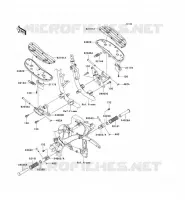 FOOTREST voor Kawasaki VN900 CLASSIC 2006