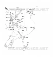 FRONT MASTER CYLINDER voor Kawasaki VN900 CLASSIC 2006