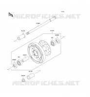 FRONT WHEEL voor Kawasaki VN900 CLASSIC 2006