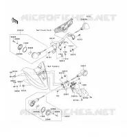 INDICATORS( JKAVN2B1 7A016369) voor Kawasaki VN900 CLASSIC 2006