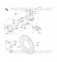 REAR BRAKE voor Kawasaki VN900 CLASSIC 2006