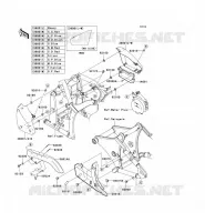 SIDE COVERS   CHAIN COVER voor Kawasaki VN900 CLASSIC 2006