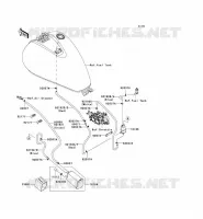 FUEL EVAPORATION SYSTEM(CA) voor Kawasaki VN900 CLASSIC 2006