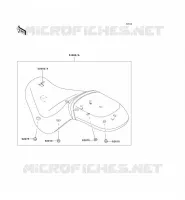 SEAT voor Kawasaki VN900 CLASSIC 2006