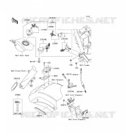 SWITCH   REFLECTORS voor Kawasaki VN900 CLASSIC 2006
