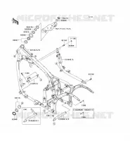 CHASSIS voor Kawasaki VN900 CLASSIC 2006