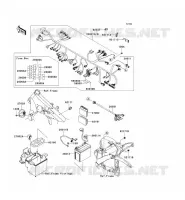 CHASSIS ELECTRICAL EQUIPMENT voor Kawasaki VN900 CLASSIC 2006