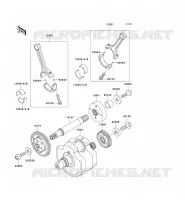 CRANKSHAFT voor Kawasaki VN900 CLASSIC 2006