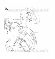 FENDER voor Kawasaki VN900 CLASSIC 2006
