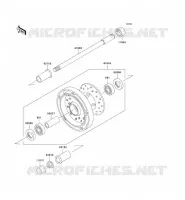 FRONT HUB voor Kawasaki VN900 CLASSIC 2006