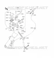 FRONT MASTER CYLINDER voor Kawasaki VN900 CLASSIC 2006