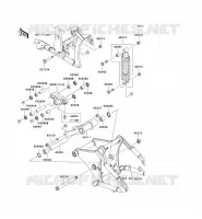 SUSPENSION   SHOCK ABSORBER voor Kawasaki VN900 CLASSIC 2006