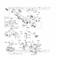 CHASSIS ELECTRICAL EQUIPMENT voor Kawasaki VN900 CLASSIC 2006