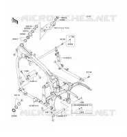 CHASSIS voor Kawasaki VN900 CLASSIC 2006