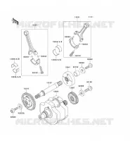 CRANKSHAFT voor Kawasaki VN900 CLASSIC 2006