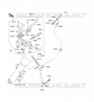 FRONT MASTER CYLINDER voor Kawasaki VN900 CLASSIC 2006