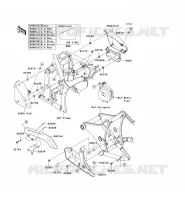 SIDE COVERS   CHAIN COVER voor Kawasaki VN900 CLASSIC 2006