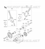 CRANKSHAFT voor Kawasaki VN900 CLASSIC 2008