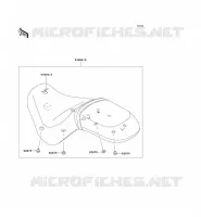 SEAT voor Kawasaki VN900 CLASSIC 2008