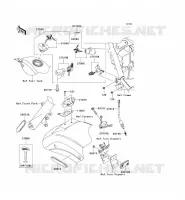 SWITCH   REFLECTORS voor Kawasaki VN900 CLASSIC 2008