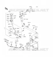 REAR MASTER CYLINDER voor Kawasaki VN900 CLASSIC 2008