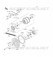 REAR WHEEL   CHAIN voor Kawasaki VN900 CLASSIC 2008