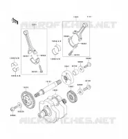 CRANKSHAFT voor Kawasaki VN900 CLASSIC 2009