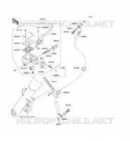 FRONT MASTER CYLINDER voor Kawasaki VN900 CLASSIC 2009