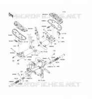 FOOTREST voor Kawasaki VN900 CLASSIC 2009