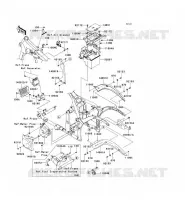 FRAME PARTS (COUVERTURE) voor Kawasaki VN900 CLASSIC 2009