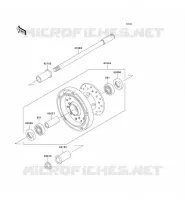 FRONT WHEEL voor Kawasaki VN900 CLASSIC 2009