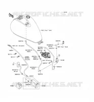 FUEL EVAPORATION SYSTEM(CA) voor Kawasaki VN900 CLASSIC 2009