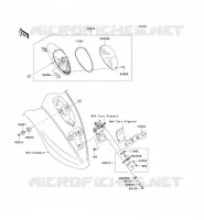 TAILIGHT(S)(JKAVN2B1 7A016370 ) voor Kawasaki VN900 CLASSIC 2009