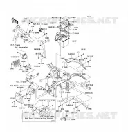 FRAME PARTS (COUVERTURE) voor Kawasaki VN900 CLASSIC 2010