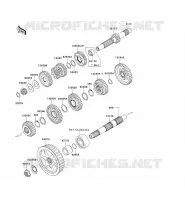 TRANSMISSION voor Kawasaki VN900 CLASSIC 2010