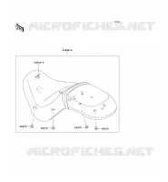 SEAT voor Kawasaki VN900 CLASSIC 2010