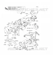 SIDE COVERS   CHAIN COVER voor Kawasaki VN900 CLASSIC 2010