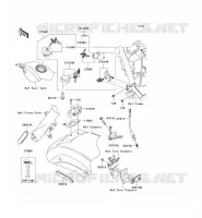 SWITCH   REFLECTORS voor Kawasaki VN900 CLASSIC 2010