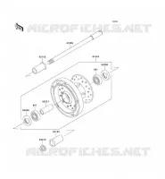 FRONT WHEEL voor Kawasaki VN900 CLASSIC 2010