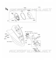 TAILIGHT(S)(JKAVN2B1 7A016370 ) voor Kawasaki VN900 CLASSIC 2010