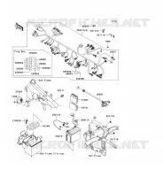 CHASSIS ELECTRICAL EQUIPMENT voor Kawasaki VN900 CLASSIC 2010