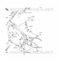 CHASSIS voor Kawasaki VN900 CLASSIC 2010