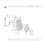 RADIATOR voor Kawasaki VN900 CLASSIC 2010