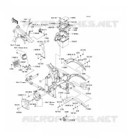 FRAME PARTS (COUVERTURE) voor Kawasaki VN900 CLASSIC 2013
