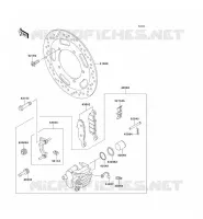 FRONT BRAKE voor Kawasaki VN900 CLASSIC 2013