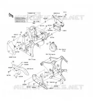SIDE COVERS   CHAIN COVER voor Kawasaki VN900 CLASSIC 2013