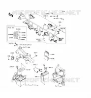 CHASSIS ELECTRICAL EQUIPMENT voor Kawasaki VN900 CUSTOM 2007