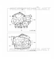 CRANKCASE BOLT voor Kawasaki VN900 CUSTOM 2007