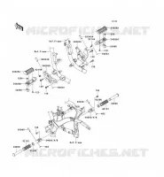 FOOTREST voor Kawasaki VN900 CUSTOM 2007