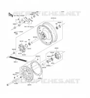 REAR WHEEL   CHAIN voor Kawasaki VN900 CUSTOM 2007